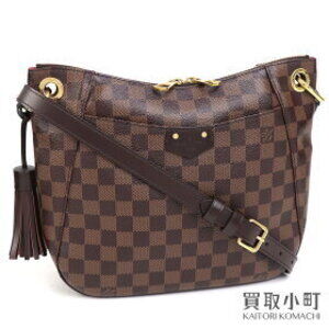 Louis Vuitton South Bank Damier Crossbody Shoulder Bag Tassel Charm